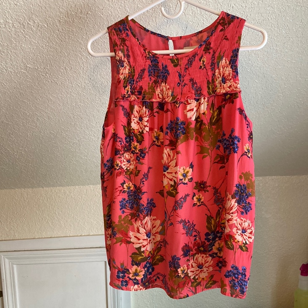 Loft women’s size medium floral blouse
